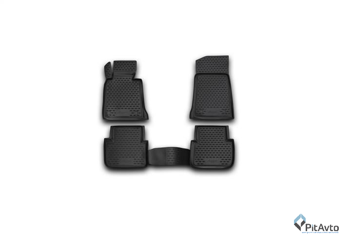 Комплект резиновых ковриков BMW 3-series E46 1998-2005 4шт/ NLC0526210K