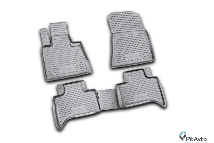 Комплект резиновых ковриков BMW X5 1999-2006 4шт/ NLC0529210K