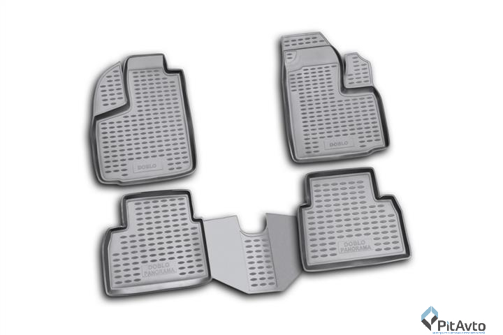 Комплект ковриков ELEMENT FIAT Doblo Panorama 2001-> 4шт / NLC1518210