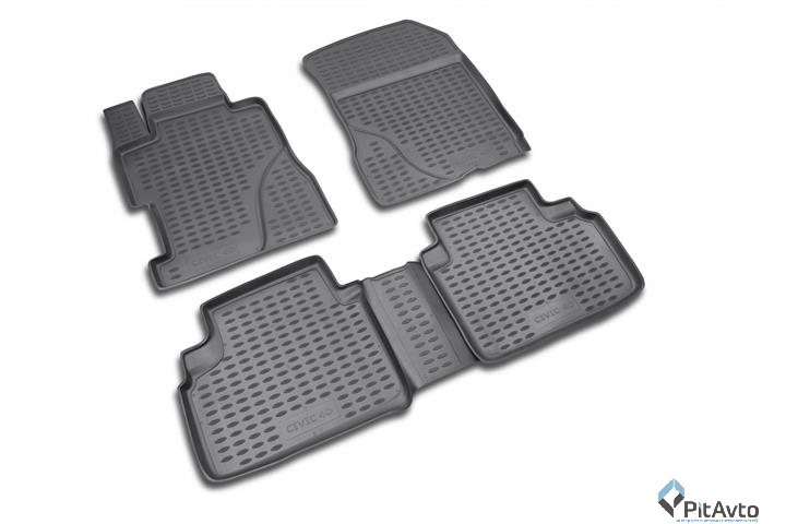 Комплект ковриков ELEMENT HONDA Civic 4D 2006-> 4шт / NLC1809210K