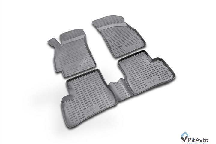 Комплект ковриков HYUNDAI Accent 2000-2005 4шт / NLC2006210K