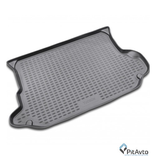 Коврик  резиновый в багажник HYUNDAI Tucson 2004-2009 1шт / NLC2014B13