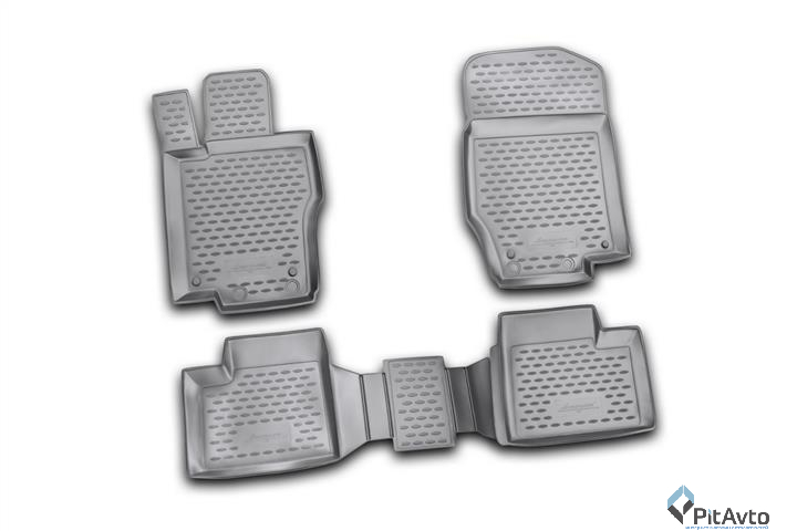 Комплект резиновых ковриков MB M-Class W164 2006-> 4шт / NLC3423210K