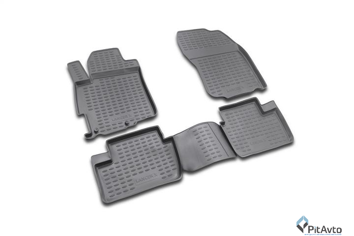 Комплект ковриков MITSUBISHI Lancer X 03/2007-> 4шт / NLC3513210