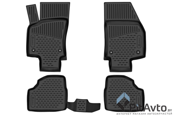 Комплект ковриков в салон OPEL Astra H 2004-> 4шт / NLC3702210K