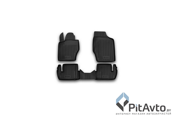 Комплект ковриков в салон PEUGEOT 307 2001-2008-> 4шт  / NLC3802210K