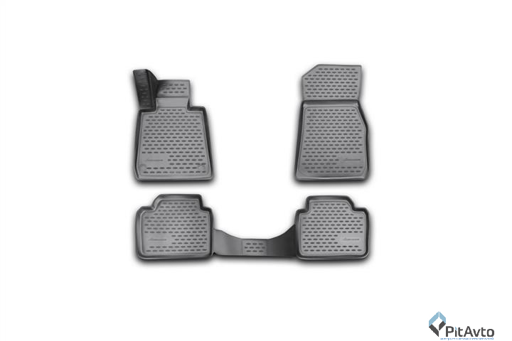 Комплект резиновых ковриков ELEMENT 3D BMW 3 F30 2012-> 4шт / NLC3D0531210K