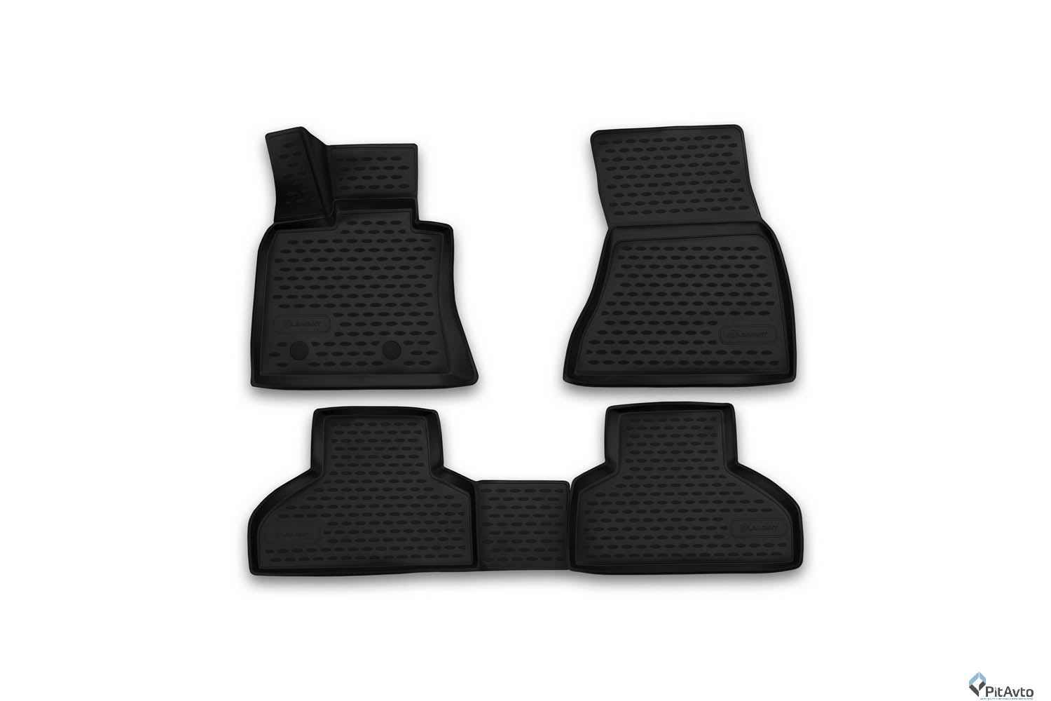 Комплект резиновых ковриков ELEMENT 3D BMW X5 2013-> 4шт / NLC3D0538210K