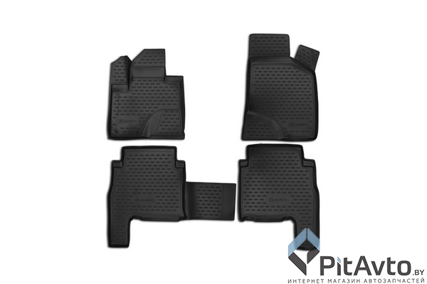 Комплект ковриков в салон 3D HYUNDAI Santa Fe 2010-2012 4шт / NLC3D2037210