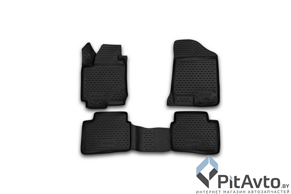 Комплект ковриков в салон KIA Ceeinchd 2006-2012 4шт / NLC3D2520210H