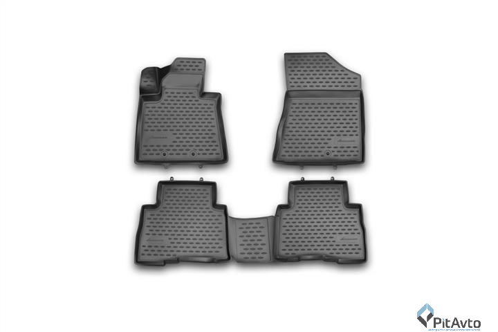 Комплект ковриков 3D KIA Sorento 2012-2015 4шт /  NLC3D2546210H