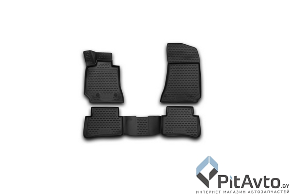 Комплект ковриков в салон MERCEDES-BENZ E-Class W212 2009-2016 4шт / NLC3D3442210K