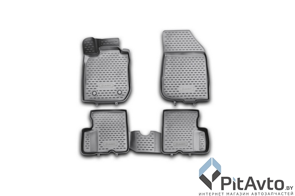 Комплект ковриков в салон RENAULT Duster 2011-2015 4шт / NLC3D4129210KH