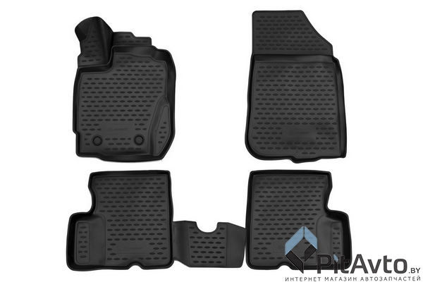 Комплект ковриков 3D в салон RENAULT Duster 2015-> 4шт / NLC3D4140210K