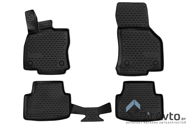 Комплект ковриков 3D в салон SKODA Octavia 2013-> 4шт / NLC3D4516210K