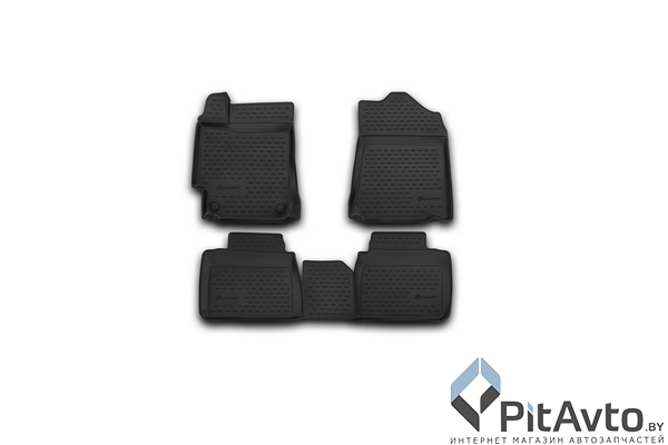 Комплект ковриков в салон 3D TOYOTA Camry 2014-> 4шт  / NLC3D4863210K