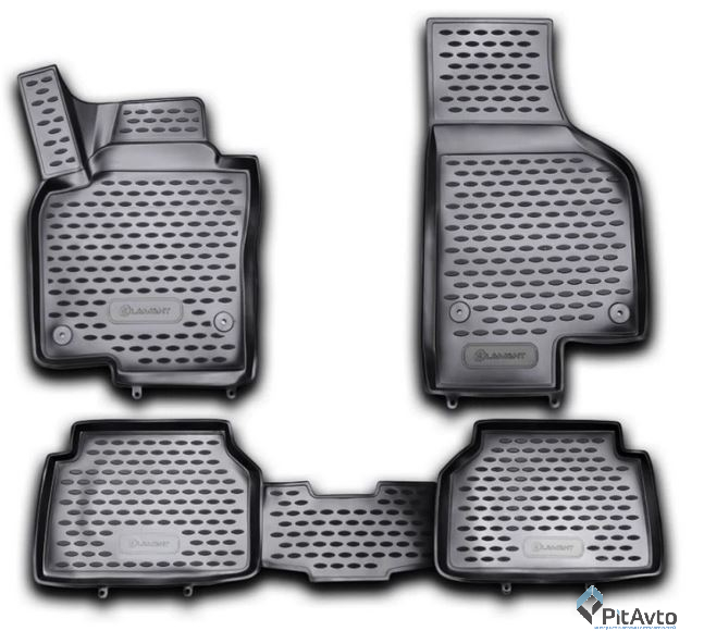 Комплект ковриков 3D VW Tiguan 10/2007-2016 4шт / NLC3D5121210KH