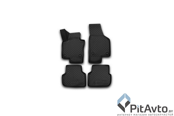 Комплект ковриков в салон 3D VW Jetta 2011-> 4шт / NLC3D5135210KH