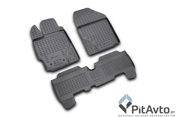 Комплект ковриков в салон TOYOTA Yaris 2006-2010 3шт / NLC4810210K