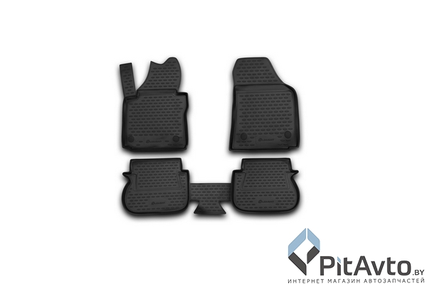 Комплект ковриков в салон VW Caddy 2007-2014 4шт / NLC5137210K