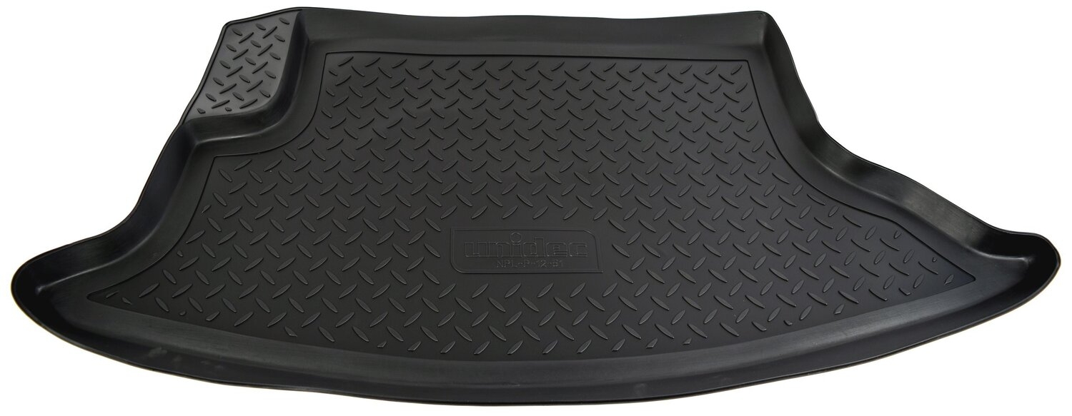 Коврик в багажник полиуретан NORPLAST, Ghevrolet Niva 2009, черный 1 шт., NPL-P-12-51