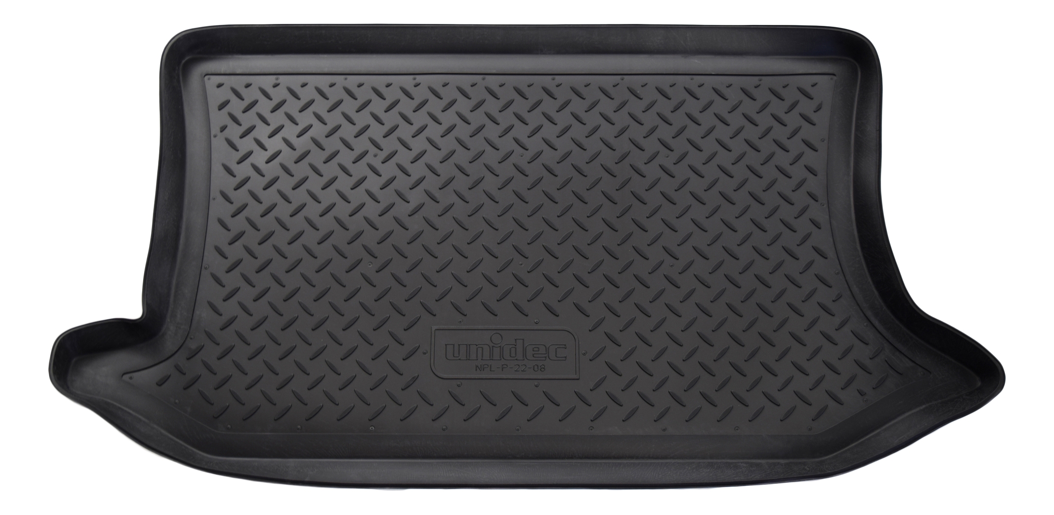 Коврик в багажник полиуретан NORPLAST, FORD Fiesta Хэтчбек 2005-2008, черный 1 шт., NPL-P-22-08