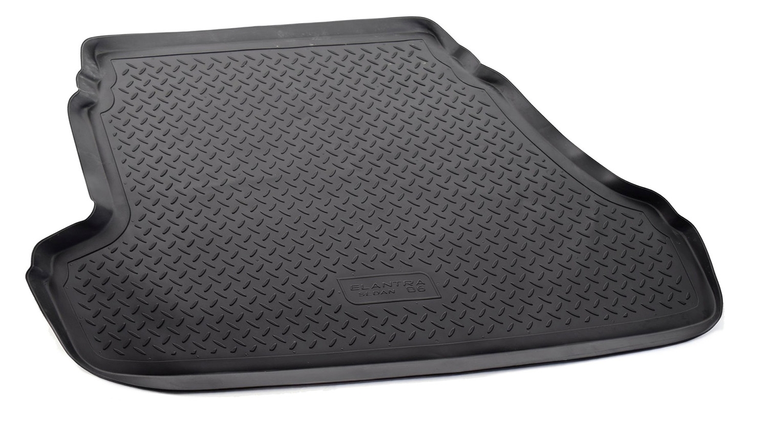 Коврик в багажник полиуретан NORPLAST, для  HYUNDAI ELANTRA 06-, черный 1 шт, NPL-P-31-07