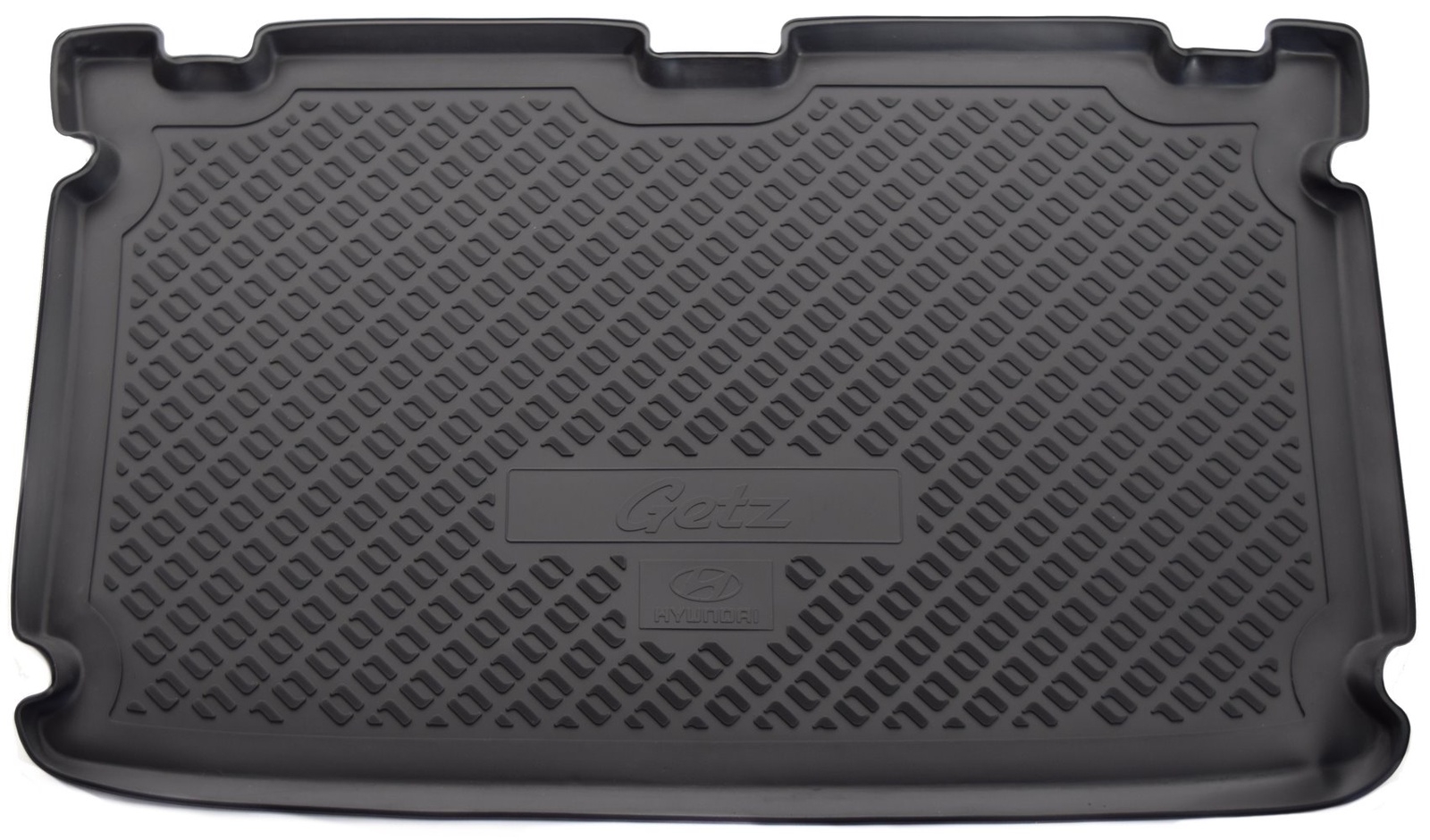 Коврик в багажник полиуретан NORPLAST, для HYUNDAI Getz 2002, черный 1 шт, NPL-P-31-10