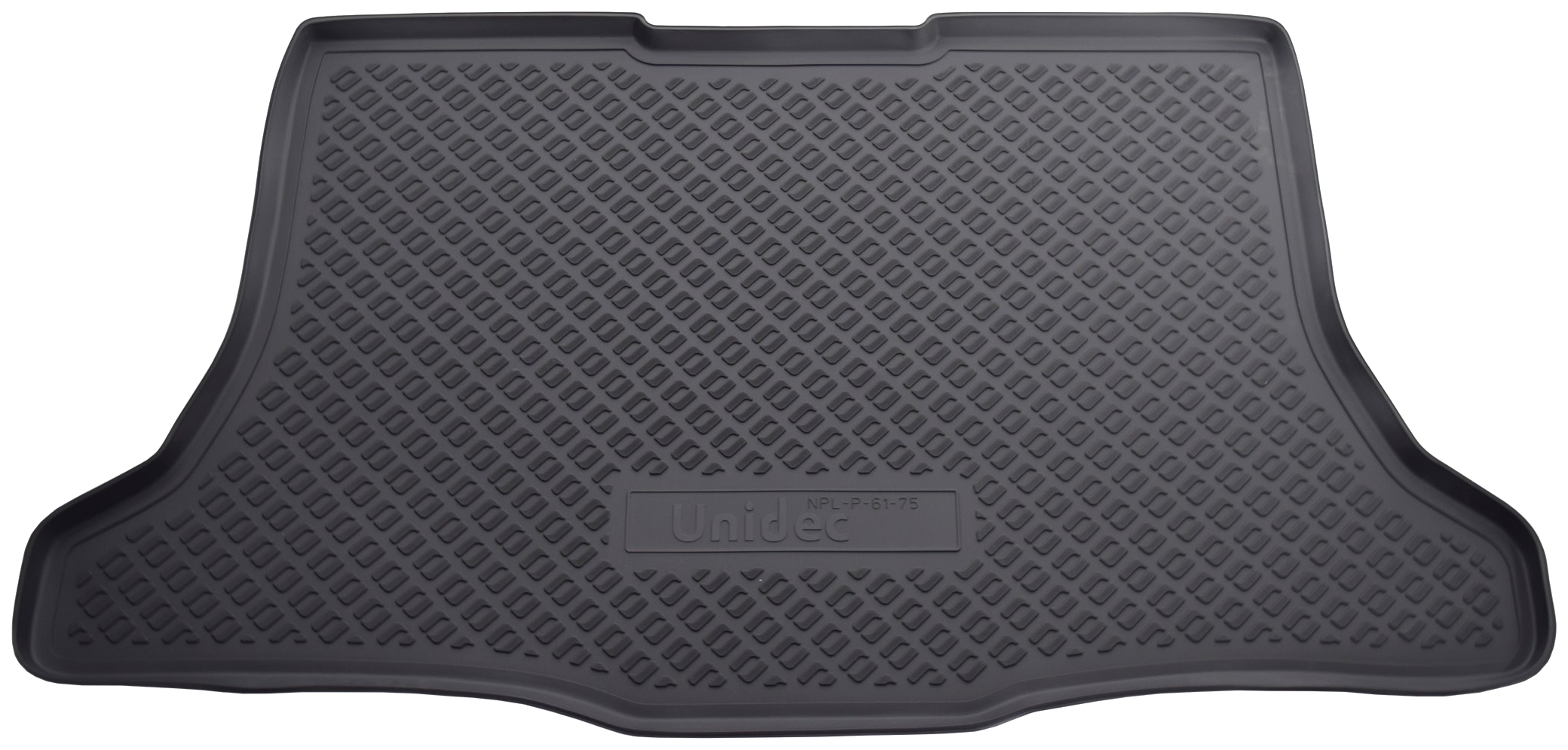 Коврик в багажник полиуретан NORPLAST, NISSAN Tiida 2007, черный 1 шт, NPL-P-61-75