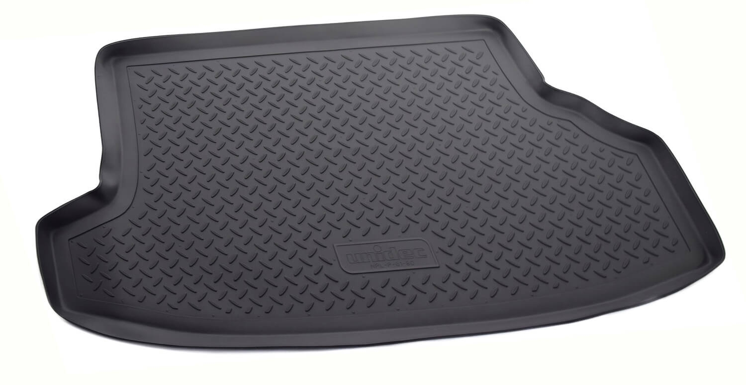 Коврик в багажник полиуретан NORPLAST, для NISSAN X-TRAIL 01-07, черный 1 шт, NPL-P-61-80
