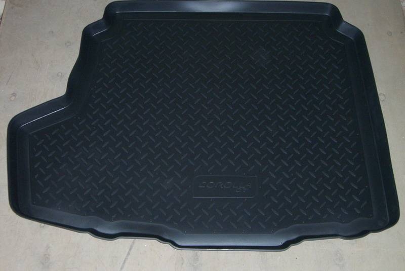 Коврик в багажник полиуретан NORPLAST, TOYOTA Corolla 07-, черный 1 шт, NPL-P-88-11N