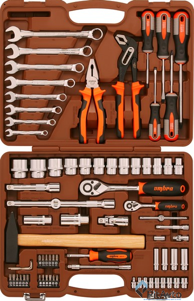 Набор инструментов OMBRA OMT77S 77 пр