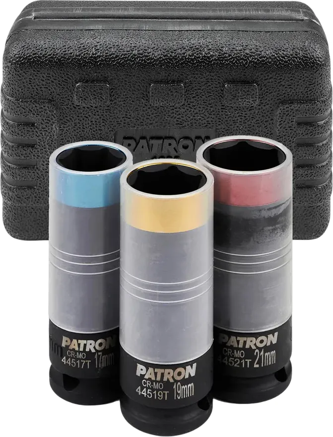 Набор головок ударных глубоких PATRON / P-4035