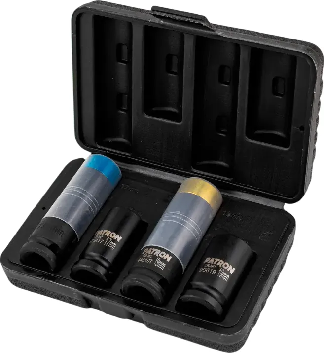 Набор головок ударных глубоких PATRON / P-4035D