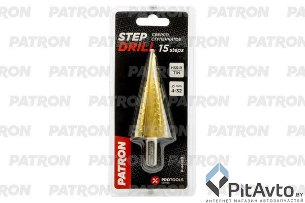 P-44740 PATRON Сверло по металлу ступенчатое