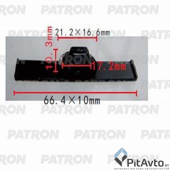 PATRON P37-1053 Клипса пластмассовая