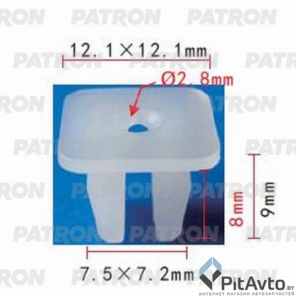 PATRON P37-1119 Фиксатор пластиковый