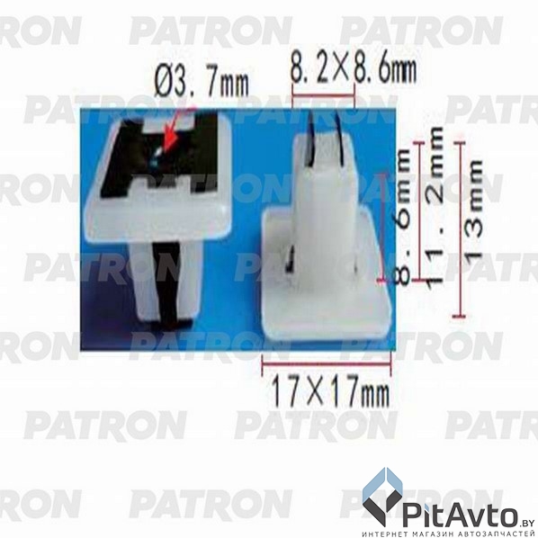 PATRON P37-1126 Фиксатор пластиковый