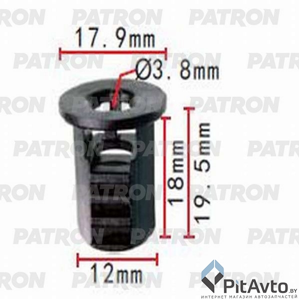 PATRON P37-1373 Фиксатор пластиковый