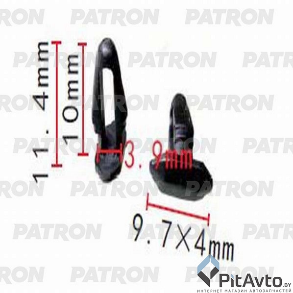 PATRON P37-1417 Клипса пластмассовая