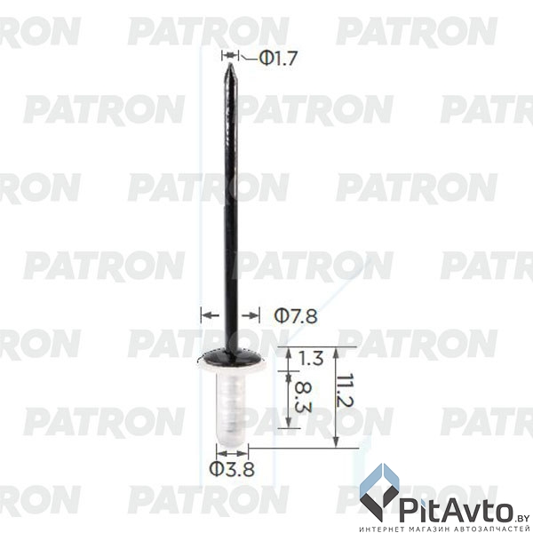 PATRON P37-1424 Заклепка