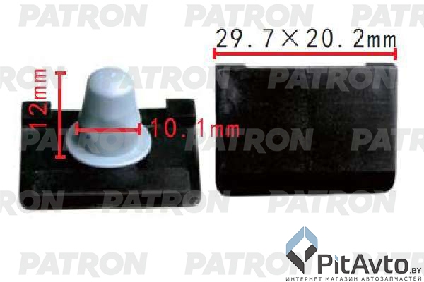 PATRON P37-1570 Клипса пластмассовая