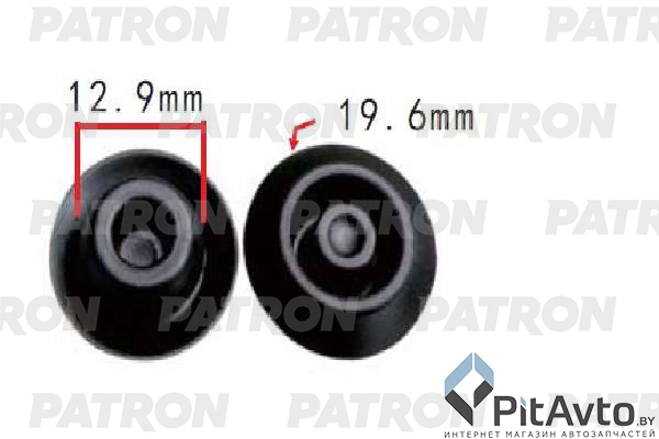 PATRON P37-1640 Клипса пластмассовая