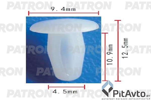 PATRON P37-1755 Клипса пластмассовая FORD