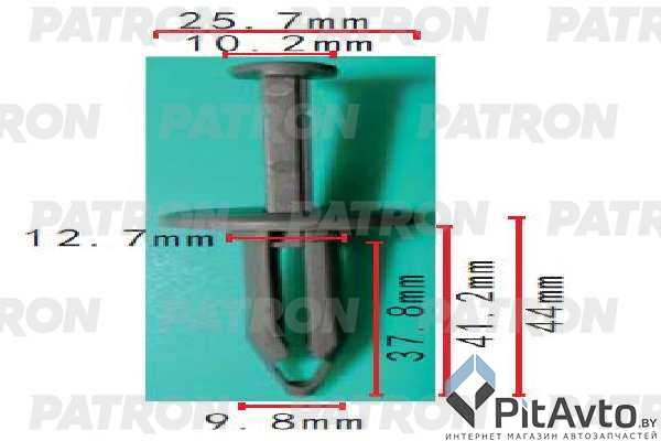 PATRON P37-1870 Клипса пластмассовая