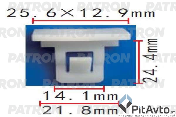 PATRON P37-1964 Клипса пластмассовая
