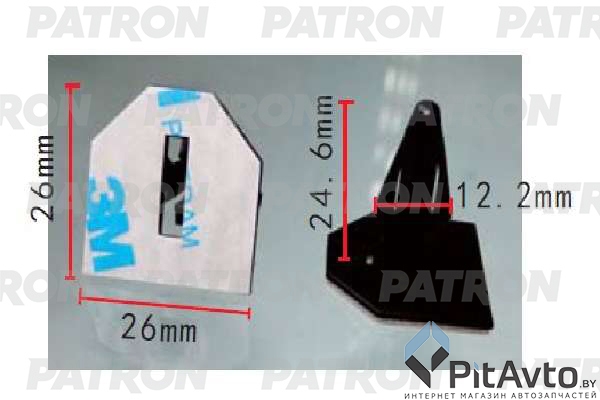 PATRON P37-1975 Клипса пластмассовая