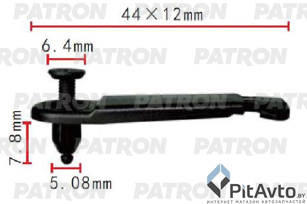 PATRON P37-1979 Клипса пластмассовая