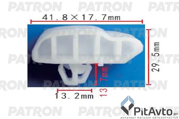 PATRON P37-1991 Клипса пластмассовая