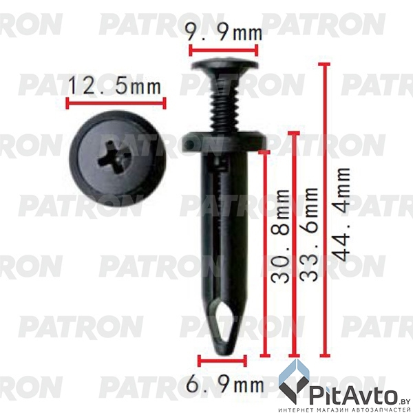 PATRON P37-2291 Клипса пластмассовая